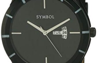 Amazon Brand – Symbol Analog Black Dial Men’s Watch-AZ-SYG30-F
