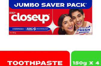 Closeup Long lasting 18 Hours Of Fresh Breath and White Teeth Toothpaste(600 g, Pack of 4)