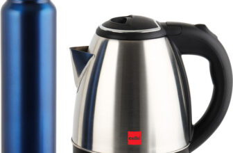 cello Quick Boil Lifestyle Kettle 1.5 L + Sippa 1000 ML Stainless Steel Water Bottle Electric Kettle(1.5 L, Silver)