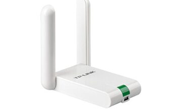 TP-Link USB WiFi Dongle 300Mbps High Gain Wireless Network Wi-Fi Adapter for PC Desktop and Laptops. Supports Win10/8.1/8/7/XP, Linux 2.6.24-4.9.60, Mac OS 10.9-10.15 (TL-WN822N)