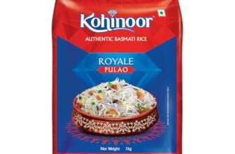 Kohinoor Pulao Basmati Rice, 1 kg | Long-Grain Basmati (Cooked grain up to 18 mm) | Aromatic & Flavorful Rice | Ideal for Pulao