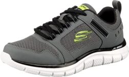 Skechers Mens Track – KNOCKHILL CCBK Casual Shoe – 6 UK (232001) Charcoal/Black