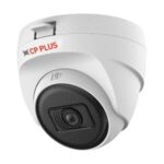 CP PLUS 2.4MP Full HD IP Indoor Wired Dome Camera CP-URC-DC24PL3 Compatible with DVR only | 30 Meters IR Black & White Night Vision | 3.6mm Lens | Motion Detection, White