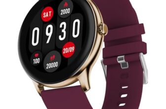 Fire-Boltt Phoenix Pro Smart Watch 1.39 inch Bluetooth Calling, AI Voice Assistant, Metal Body with 120+ Sports Modes, SpO2, Heart Rate Monitoring (Burgandy)