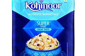 Kohinoor Super Value Basmati Rice, 1.25 Kg (25% Extra)| Authentic Long-Grain Basmati Rice (Up to 20 mm) | Aromatic, Flavorful I Ideal for Pulao & Plain Rice