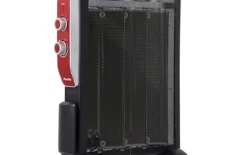 Havells Room Heater 2000Watt Pacifio Mica|Micathermic Technology for Rapid&Instant Heating|Silent Operation,Comfortable Breathing&Anti Dryness|2 Heat Setting|2 Year Warranty|Black&Rose Gold