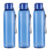 CELLO My Tag PET Water Bottle | 100% food grade | Leak proof and Break proof | Set of 3-1000ml | Aqua
