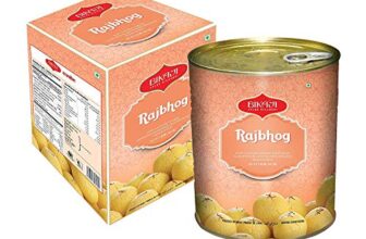 Bikaji Aslee Bikaneri Rajbhog Tin Pack Indian Traditional Sweets, 1.25 Kg