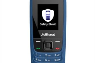 JIO JioBharat V4 4G Keypad Phone with Safety Shield Feature, JioTV, JioHotstar, JioSaavn, JioPay (UPI & SoundPay), LED Torch, Digital Camera, 1000mAh Battery | Blue | Locked Network