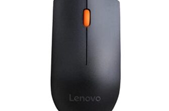 Lenovo 300 Wired Plug & Play USB Mouse, High Resolution 1600 DPI Optical Sensor, 3-Button Design with clickable Scroll Wheel, Ambidextrous, Ergonomic Mouse for Comfortable All-Day Grip (GX30M39704)
