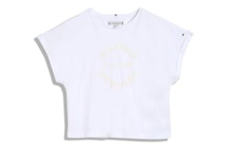Tommy Hilfiger Girls White Color Tshirt (6)