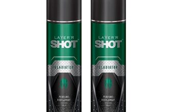 Layer’r Shot Gladiator Aerosol Perfume – 2 x 120ml Each | Long Lasting Premium Fragrance With Smokey Leather Body Spray | Luxurious Exotic Scent For Daily Use | Gift For Men