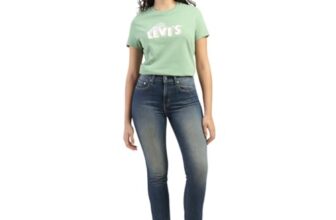 Levi’s Women’s High Rise 724 Slim Straight Fit Blue Jeans