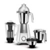 Wipro Elato Divine FMG 213 800 Watt Mixer Grinder with 4 Jars,Heavy Duty 100% Copper Ball Bearing Motor with 5 Year Warranty,Superfast Grinding,Clip Lids – Hands Free use, 4 Jars Mixer Grinder, White