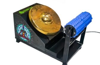 VEGAN SOUL Bronze Rotating Kansya Thali Massage Machine Foot Fatman Vegan Soul