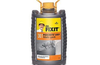 DR. FIXIT PIDICRETE URP, 5 KG, Cement Fevicol, Latex Base, Universal Waterproofing, Repair and New Construction, Bonds strongly to Cementious Surfaces