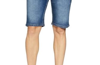 Pepe Jeans Men’s Chino Shorts (PM208458Q03_Dark Used_Blue