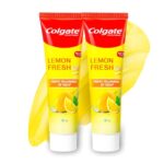 Colgate Lemon Fresh Gel Toothpaste | Tooth Paste Fights Yellowness of Teeth | Colgate Paste Toothpaste with New Fresh Flavor (240gm)