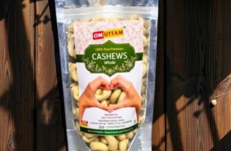 Om Uttam Pure Whole Kaju/Cashews, 500g Pack, Premium Grade, Natural Flavour, Rich in Protein