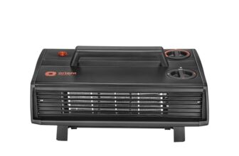 Orient Electric Heat Convector Compact Heater | 2000W with two heat settings | Quick Heating with two fans | Neon Indicator| 2-year warranty by Orient | Black