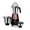Wipro Elato Divine FMG 214 800 Watt Mixer Grinder with 3 Jars, Heavy Duty 100% Copper Ball Bearing Motor with 5 Year Warranty,Superfast Grinding, Clip Lids – Hands Free use,3 Jars Mixer Grinder, Black