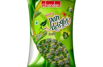 Chandan Mouth Freshener Mintiz Pan Delight | Maghai Pan Flavoured Candy, 5.47 oz / 155 g (Pack of 4)