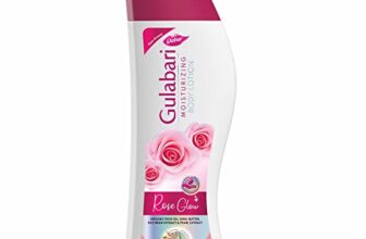 Dabur Gulabari Moisturizing Body Lotion – 400ml For Dry & Dull Skin, Made with 100% Organic Rose Oil, Dermatologically Tested and Paraben Free