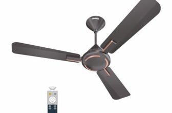 Havells 1200Mm Ambrose Bldc Motor Ceiling Fan|Premium Matt Finish, Decorative Fan, Remote Control, High Air Delivery|5 Stars Rated, Upto 60% Energy Saving, 2 Yr Warranty|(Pack Of 1, Copper)