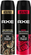 AXE Dark Temptation & Intense Deodorant Spray  –  For Men(430 ml, Pack of 2)