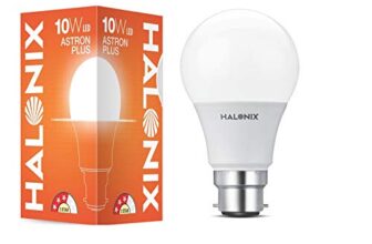 Halonix 10W Cool Day Light LED Light, Pack of 1, (F5BMM030040000000 PK1) B22D, White