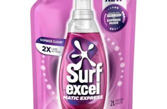 Surf Excel Matic Express Liquid Detergent | Express Clean with 2X Care Action 2ltr pouch