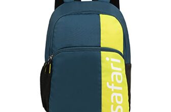 Safari Spartan 21 Ltrs Small Standard 3 Compartment Backpack | Water Resistant – Teal