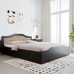 Nilkamal Willy Wooden Queen Bed with Box Storage | Engineered Wood | Contemporary Design | Wenge