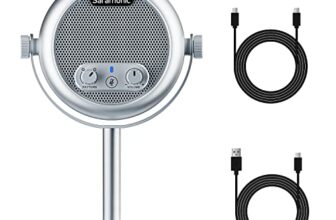 Saramonic Xmic Z4 USB Condenser Microphone for Android Mac Windows PC Computer Desktop Mic for Live Streaming Game Gain Control Real-time