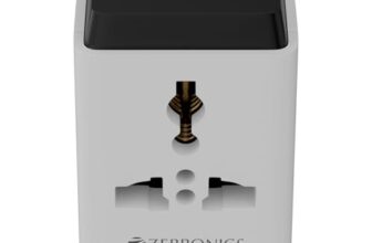 Zebronics Power Extension Socket, 1440 Watts, 6 Amps, 3x High Quality Universal Socket, Compact & Durable Design, for Office and Home Appliances (Power Plug 31)
