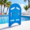 Amazon Basics Kickboard for Swimming | Float Board for Beginners & Kids | Grip Handles with Grooves | Swimming Accessories | Ideal for Pool (Blue)