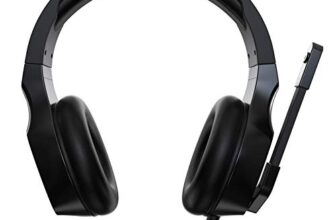 Acer NHW820 Nitro Wired Gaming Over The Ear Headset | Ligtweight, Comfortable for Prolonged Gaming, Excellent Sound & Vocal Quality I Flexible 6” Boom and Omnidirectional Mic I 3.5 mm Connectivity