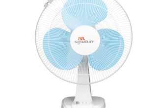 RR Signature 400 MM Zello Normal Speed Table Fan For Home (2 Year Manufacturer Warranty)