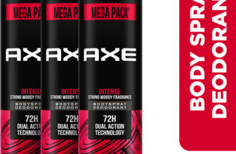 AXE intense Body Spray  –  For Men(645 ml, Pack of 3)