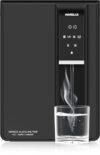 Havells Gracia FAB Alkaline Water Purifier (Black), RO+UV+Alkaline, Hot, Warm & Ambient Water, Copper+Zinc+Minerals, 9 Stage Purification, 6.5L SS Tank, Suitable for Borewell, Tanker & Municipal Water