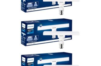 Philips 9W LED T-Bulb | Bulb Base : B22, Colour : Cool Day Light, Pack of 3