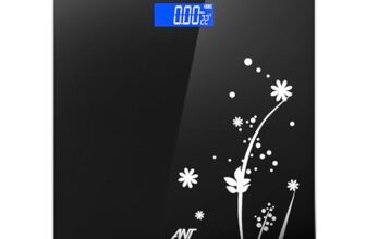ANT Flora Bud Digital Weighing Scale, Highly Accurate Digital Bathroom Body Scale, Precisely Measures Weight up to 180Kg LCD