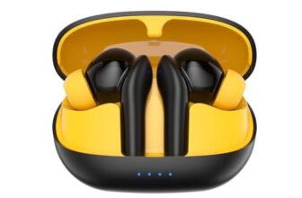 Amazon Basics TWS in-Ear Earbuds (AB-T08) – C2 with Fast Charging up to 50 Hours of Playtime | Dual 10mm Driver | IPX4 Water-Resistance | Bluetooth 5.3 | Charging Case with Mic | Touch Control (Black)