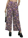 Ketch Women’s Regular Casual Pants (KHP0000004_RED/Purple/Multi