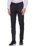 Amazon Brand – Symbol Men’s Stretchable Formal Pants | Trousers (Slim Fit) (Navy_32) | Rise Style: Low Rise