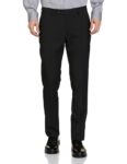 Arrow Men’s Structured Tapered Fit Polyester Formal Trouser