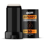 Beardo Sport Sunscreen Stick| Easy Reapplication | SPF 50 Pa+++ Broad Spectrum, UVA/UVB Rays Protection| Hyaluronic Acid & Bamboo Extract For Hydration | No White Cast 20g