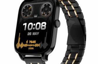 Vibez Majestic Luxury Smartwatch for Women & Men – Stainless Steel Strap, 1.83″ Display, High Resolution, 60 Sports Modes,100+ Watch Faces, Long Battery & BT Calling Smart Watch for Women & Men