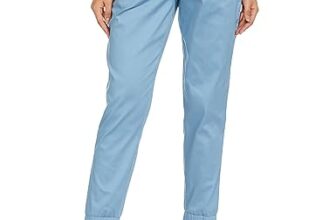 Amazon Brand – Symbol Women’s Relaxed Joggers (SYM-AW22WTR-804_Lt Blue_S)