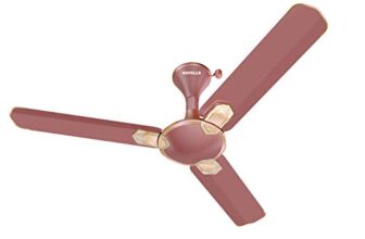 Havells Carnesia i 1200mm Ceiling Fan | IOT Enabled & Remote Control | Temprature & Humidity Sensor for Automatic Speed Control | 2 Years Manufacturer Warranty (Pack of 1, Pearl Brown LT Copper)